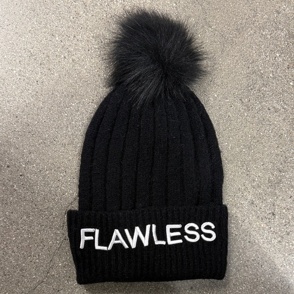 Accessories - Black Beanie with Flawless Embroidery